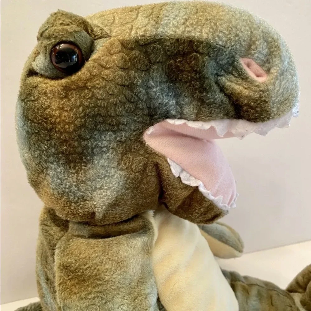 Teddy Mountain Plush Green Dinosaur 12